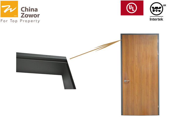 Einzelnes Blatt-Zündkapsel-Endhölzerner Notausgang mit Stahlrahmen