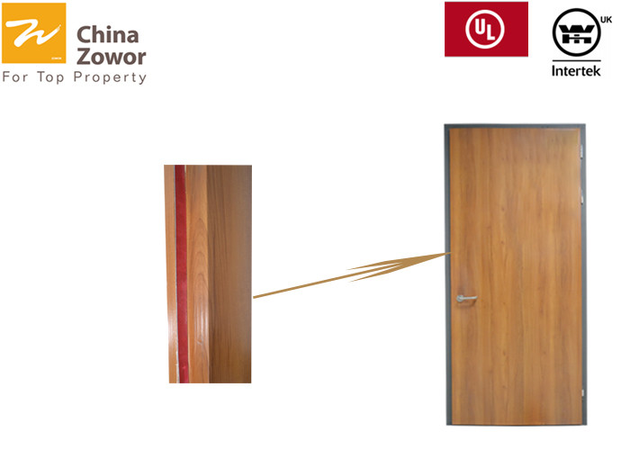 Einzelnes Blatt-Zündkapsel-Endhölzerner Notausgang mit Stahlrahmen