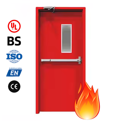 Commercial Steel Fire Door – 30‑180 Minute Fire Rating, Single‑Channel Emergency Exit