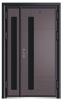 Villa Front Exterior Door Steel Flush Entrance Door customized size dubai style